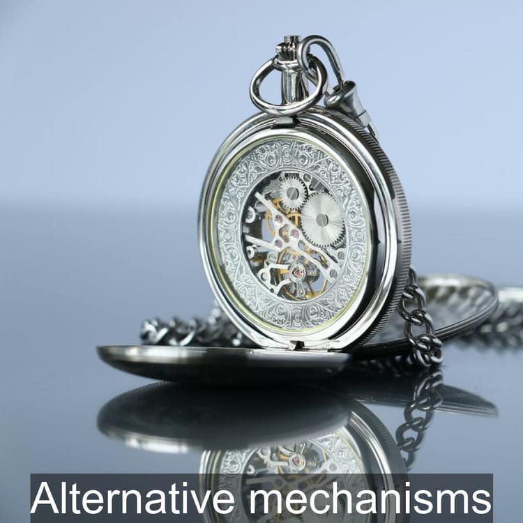 Alternative mechanisms