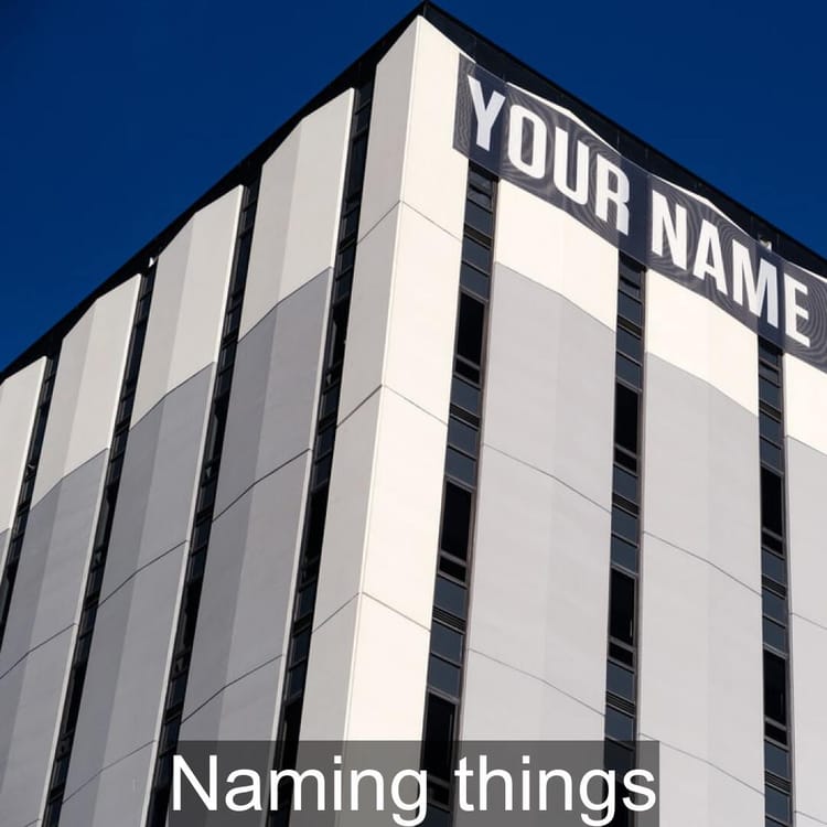 Naming things