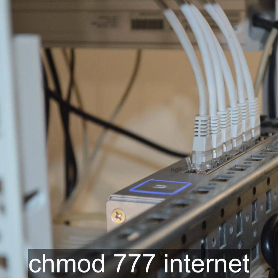 chmod 777 internet
